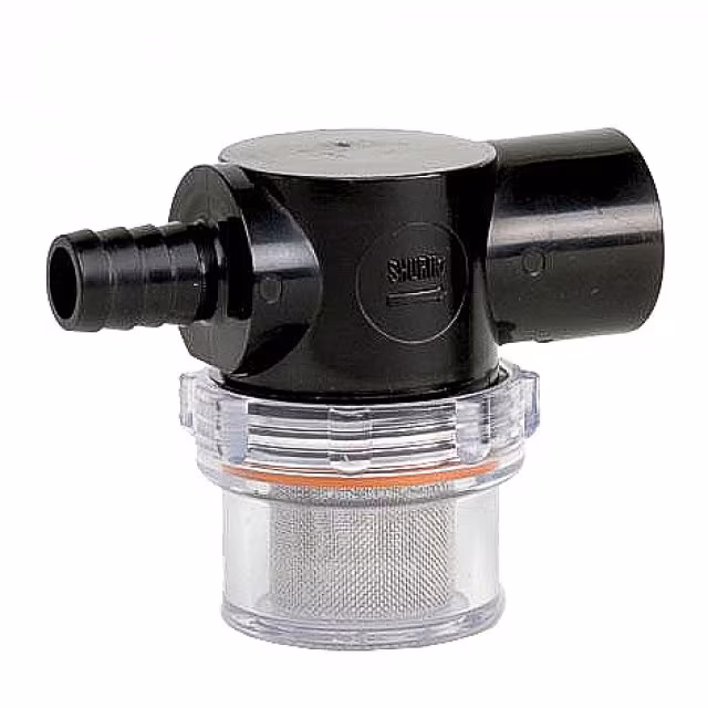 Shurflo Schraubfilter 1/2"x12 mm mit Sichtglas 1/2"x12 mm