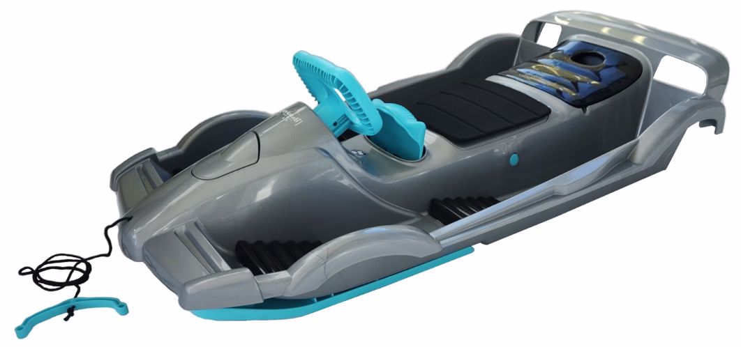 Double Race Rodel silber hellblau