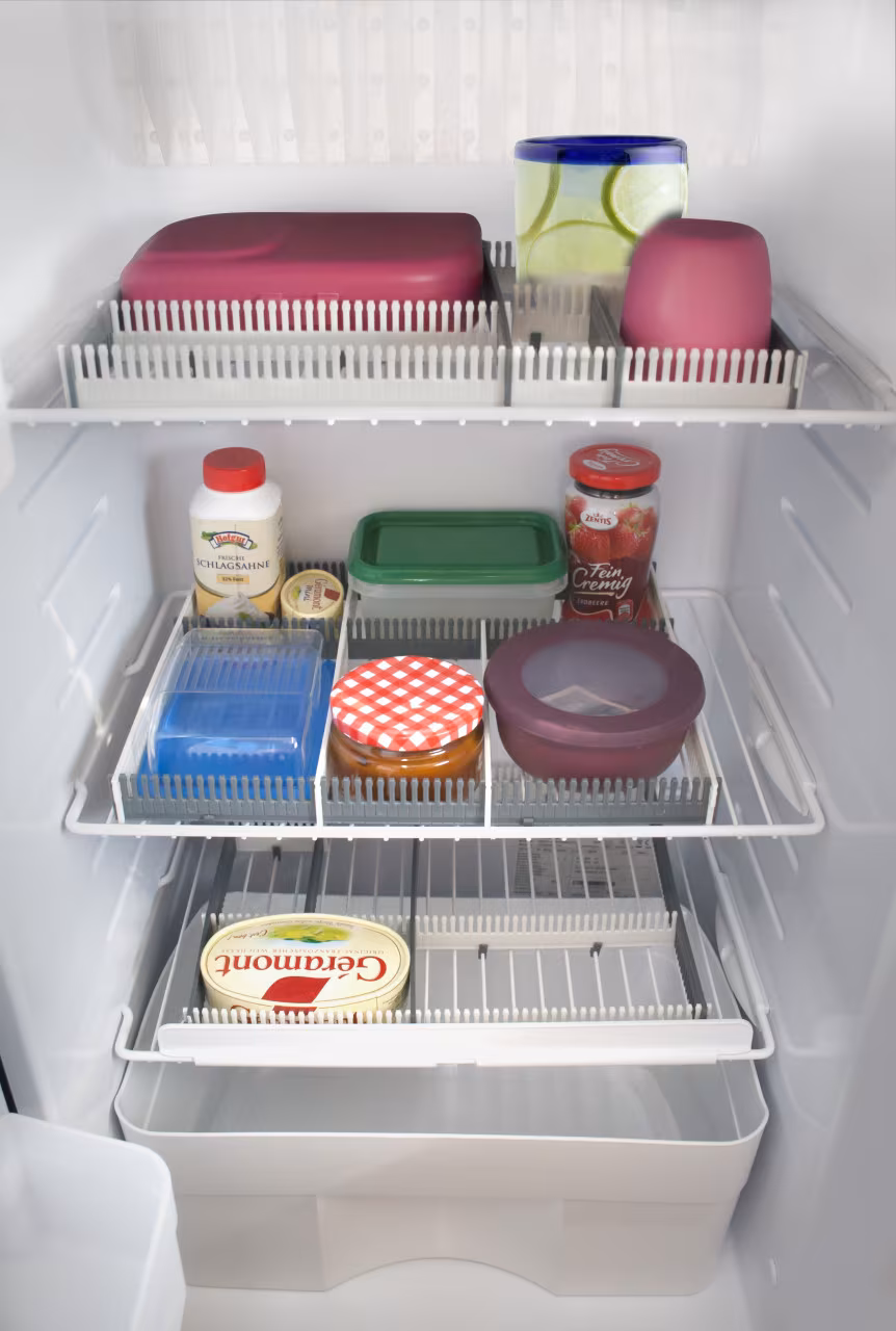 Stauleiste für Kühlschrank