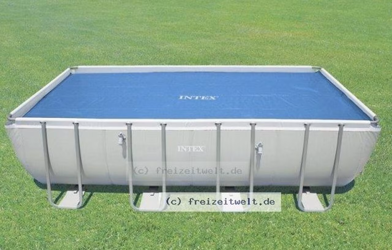 Solarabdeckplane für Frame Pools 716 x 346 cm