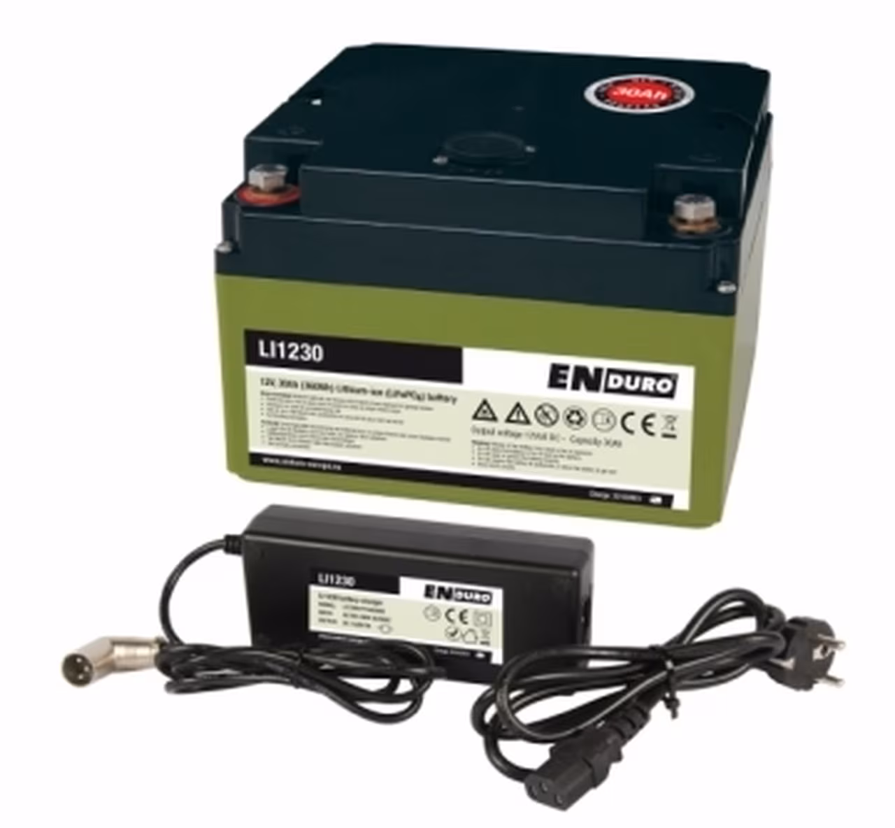 Lithium-Ionen Batterie + Ladegerät