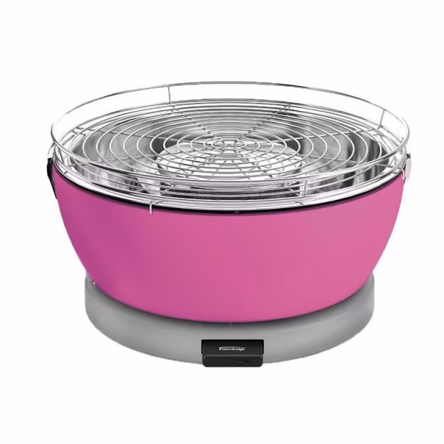 Tischgrill Vesuvio Ø 36,5 cm x 18,5 cm - fuchsia